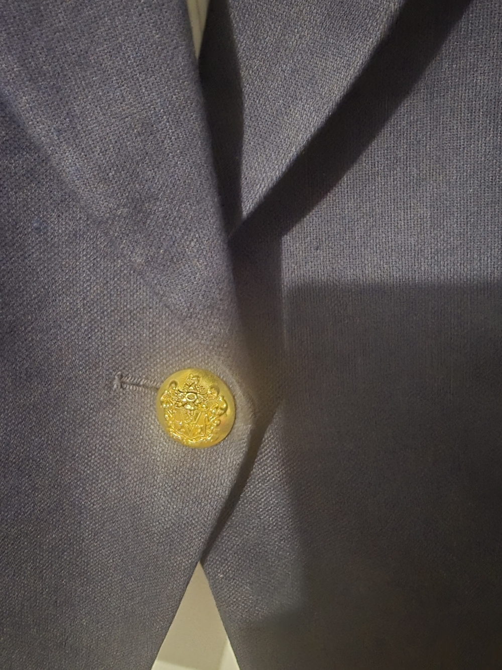 Veronica Beard Navy Hosanna Dickey One Button Blazer - Picture 4 of 7